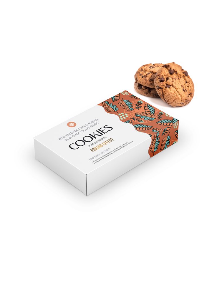 Cookies Box, Rectangular Shaped, Large Size, White, Eco-Friendly